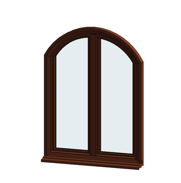 Fenêtre bois vue extérieure