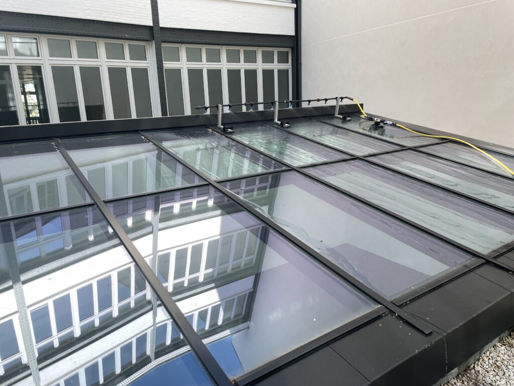 Essai rampe sur verrière
